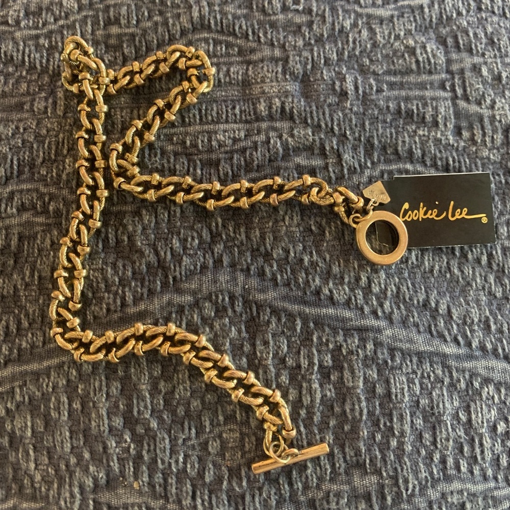 Cookie Lee bamboo chain necklace